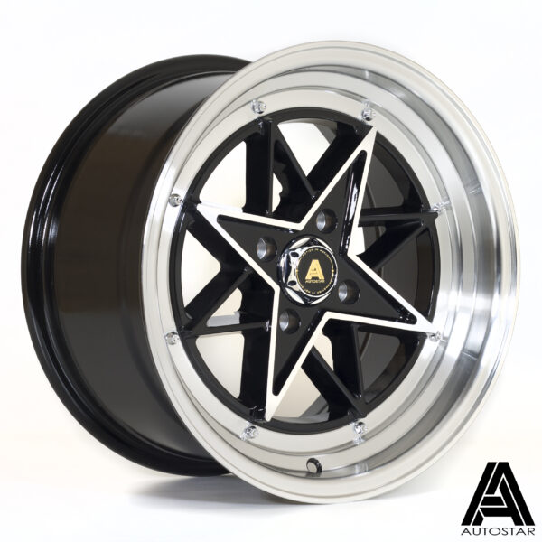 STR 15x8 ET25 RPFBlack 4100